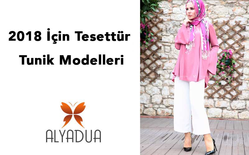 2018 İçin Tesettür Tunik Modelleri