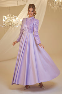 Pailletten-Abendkleid - BBPYT1204