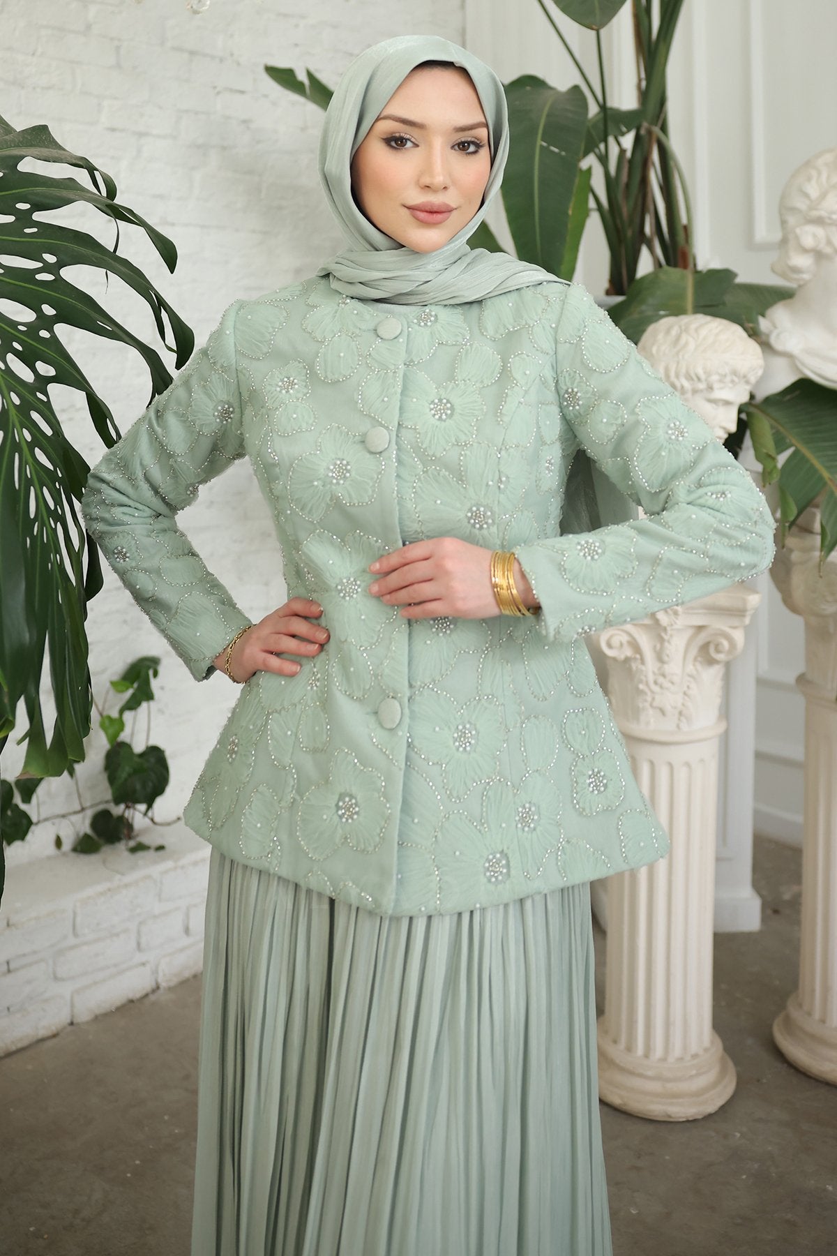 Felora Elbise Ceket Takım - RZFLR2802