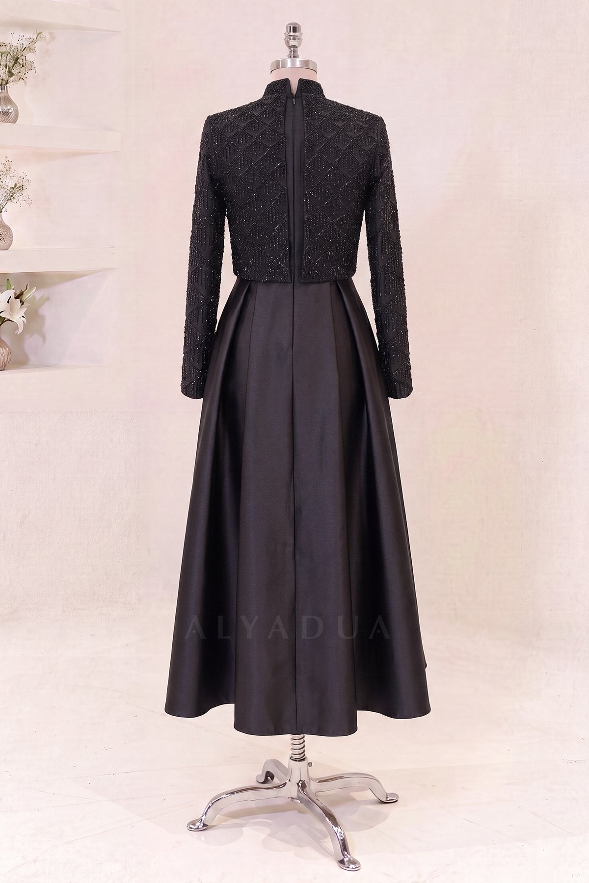 Midi Length Selesta Evening Dress - NKSLS2607