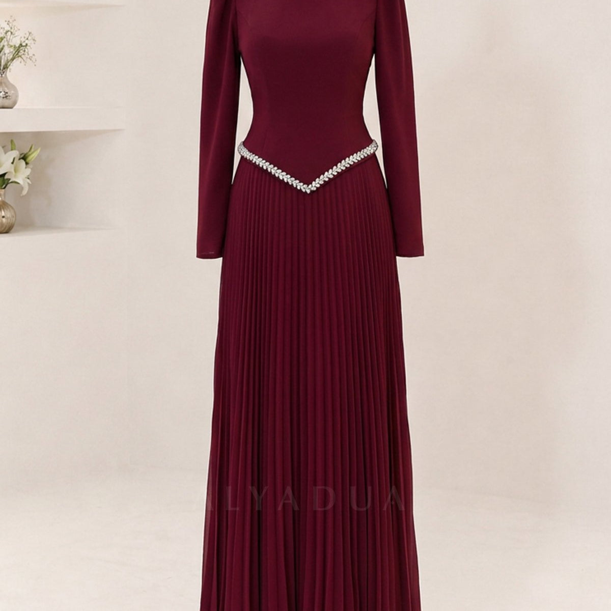 Robe de soirée Plissée Lidya - AHLDY2008