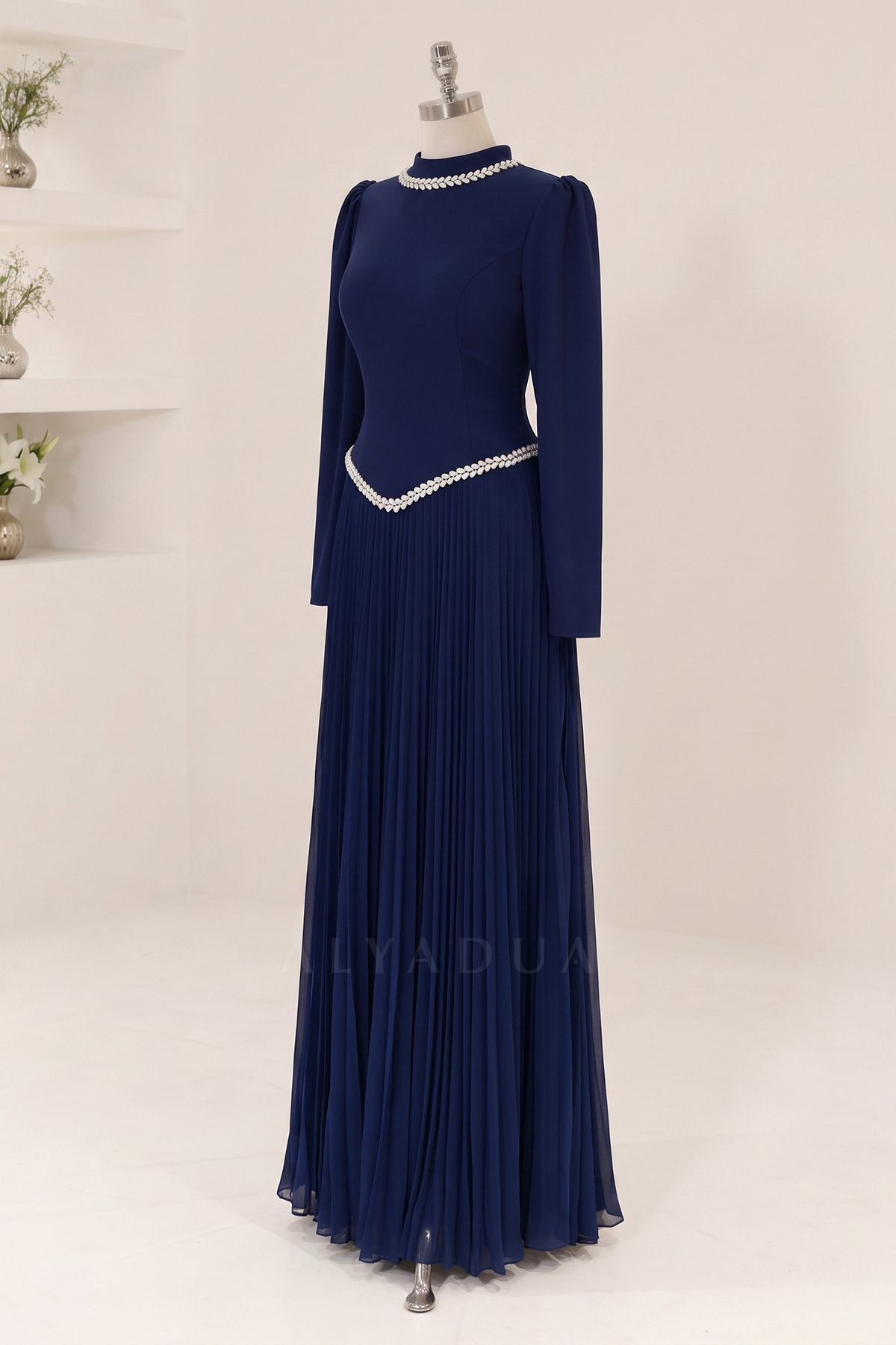 Plisierter Lidya Abendkleid - AHLDY2008