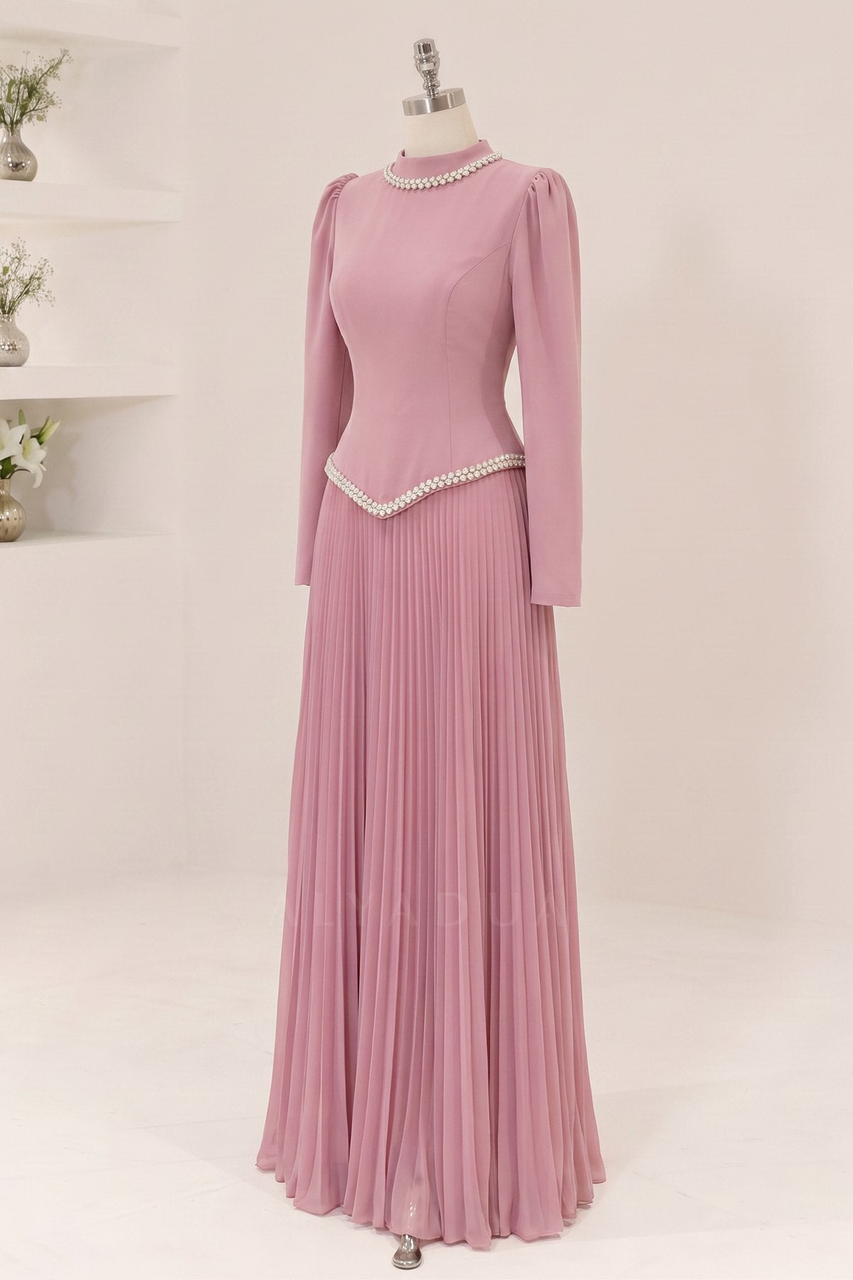 Plisierter Lidya Abendkleid - AHLDY2008