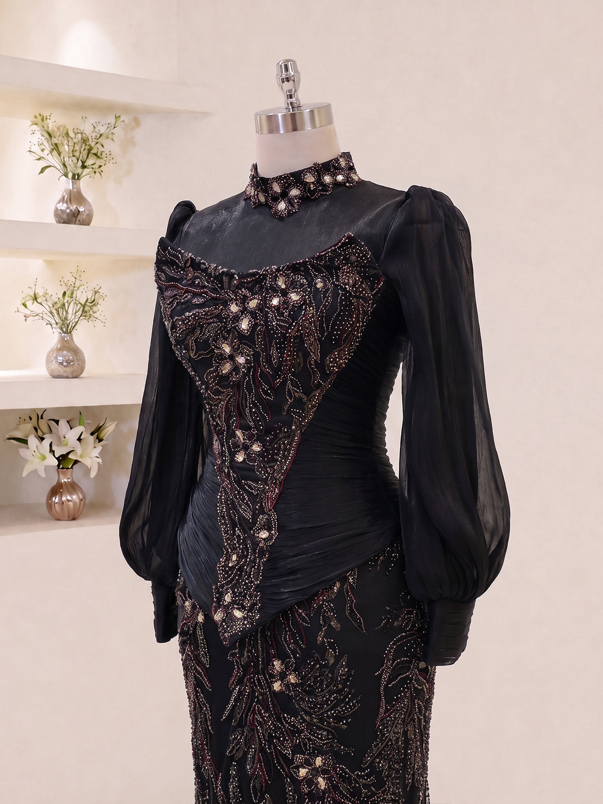 Korseli Taşlı Lorena Abiye - RZLRN2009