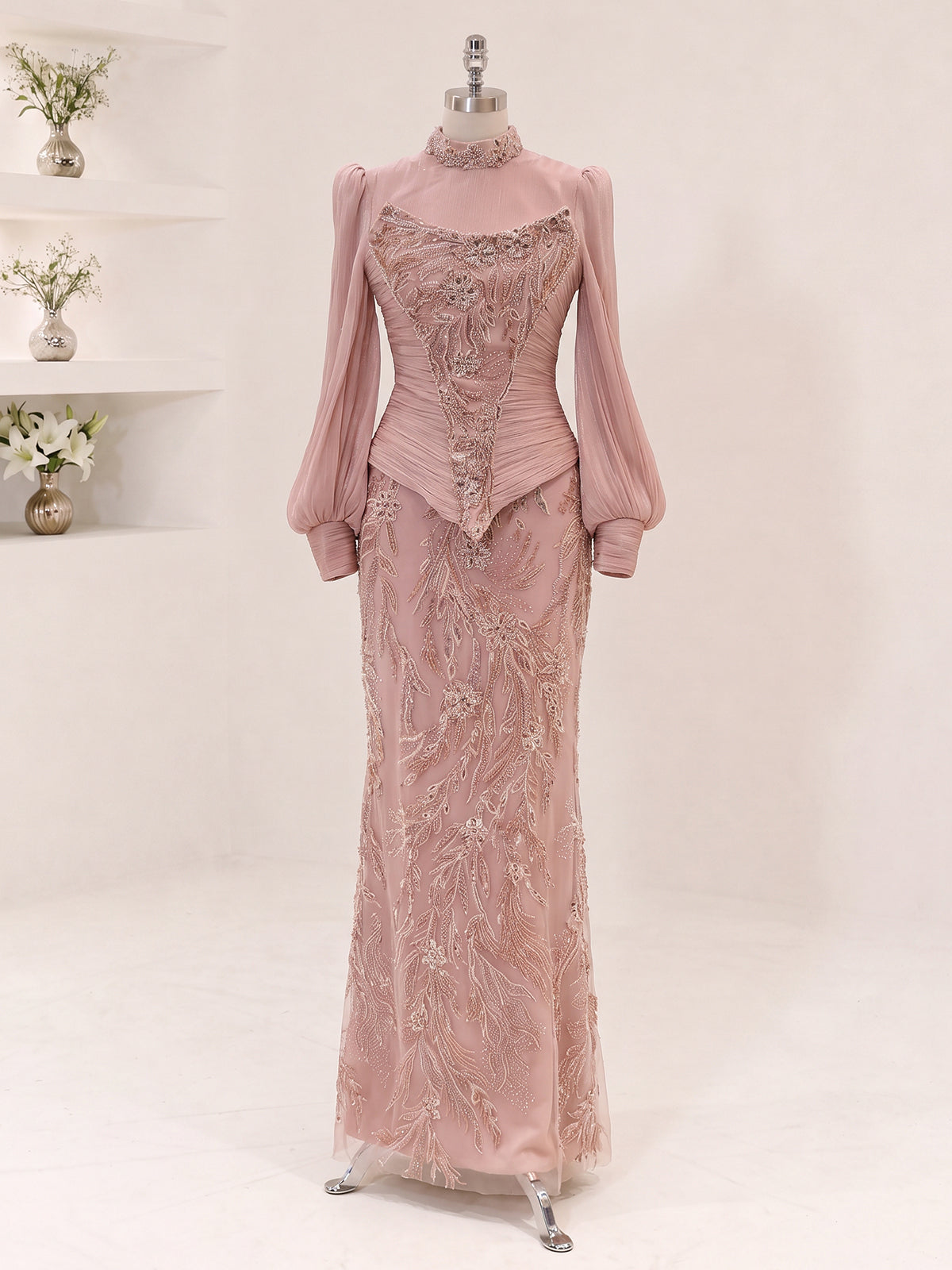 Korseli Taşlı Lorena Abiye - RZLRN2009