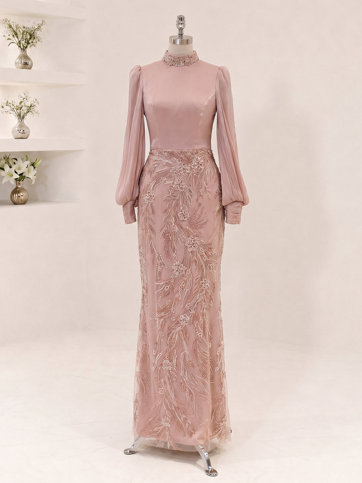 Korseli Taşlı Lorena Abiye - RZLRN2009