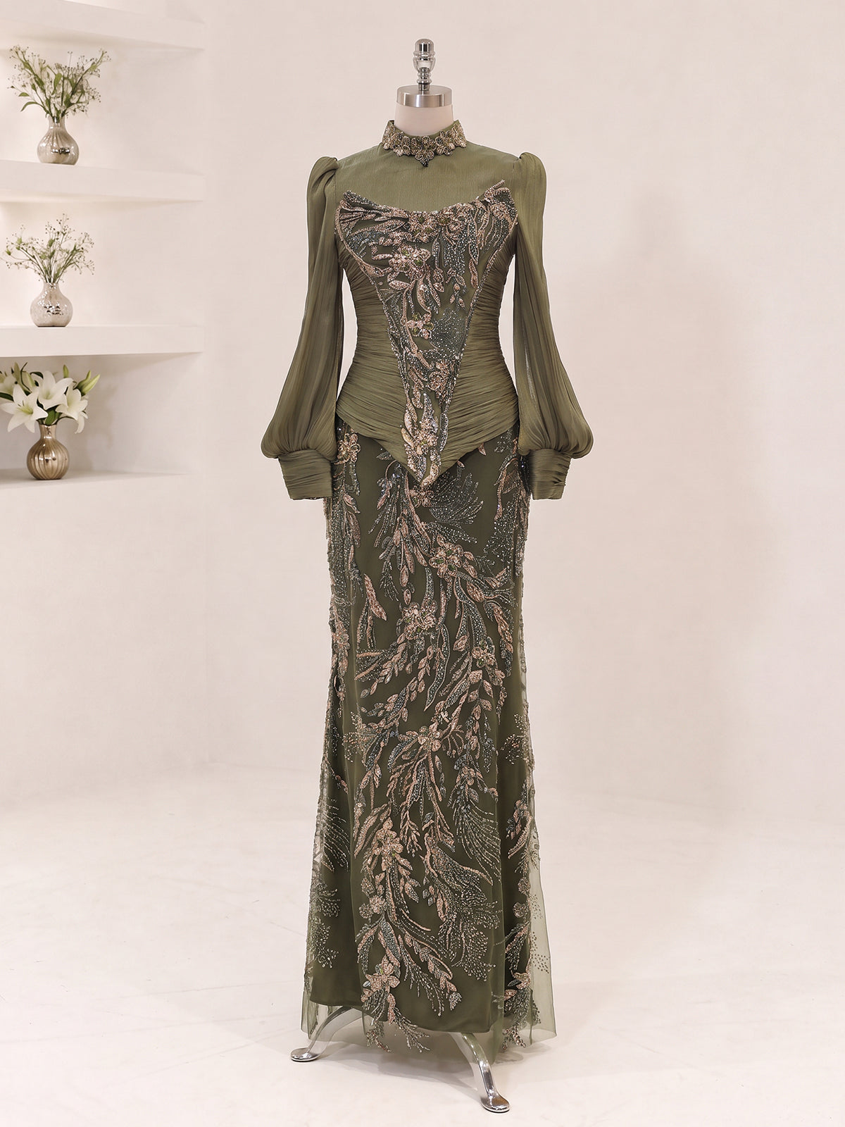 Korseli Taşlı Lorena Abiye - RZLRN2009