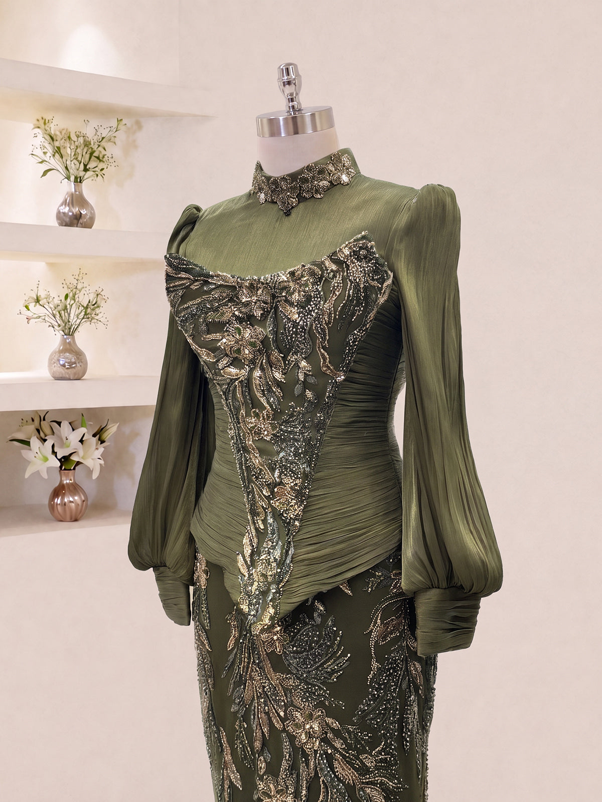 Korseli Taşlı Lorena Abiye - RZLRN2009