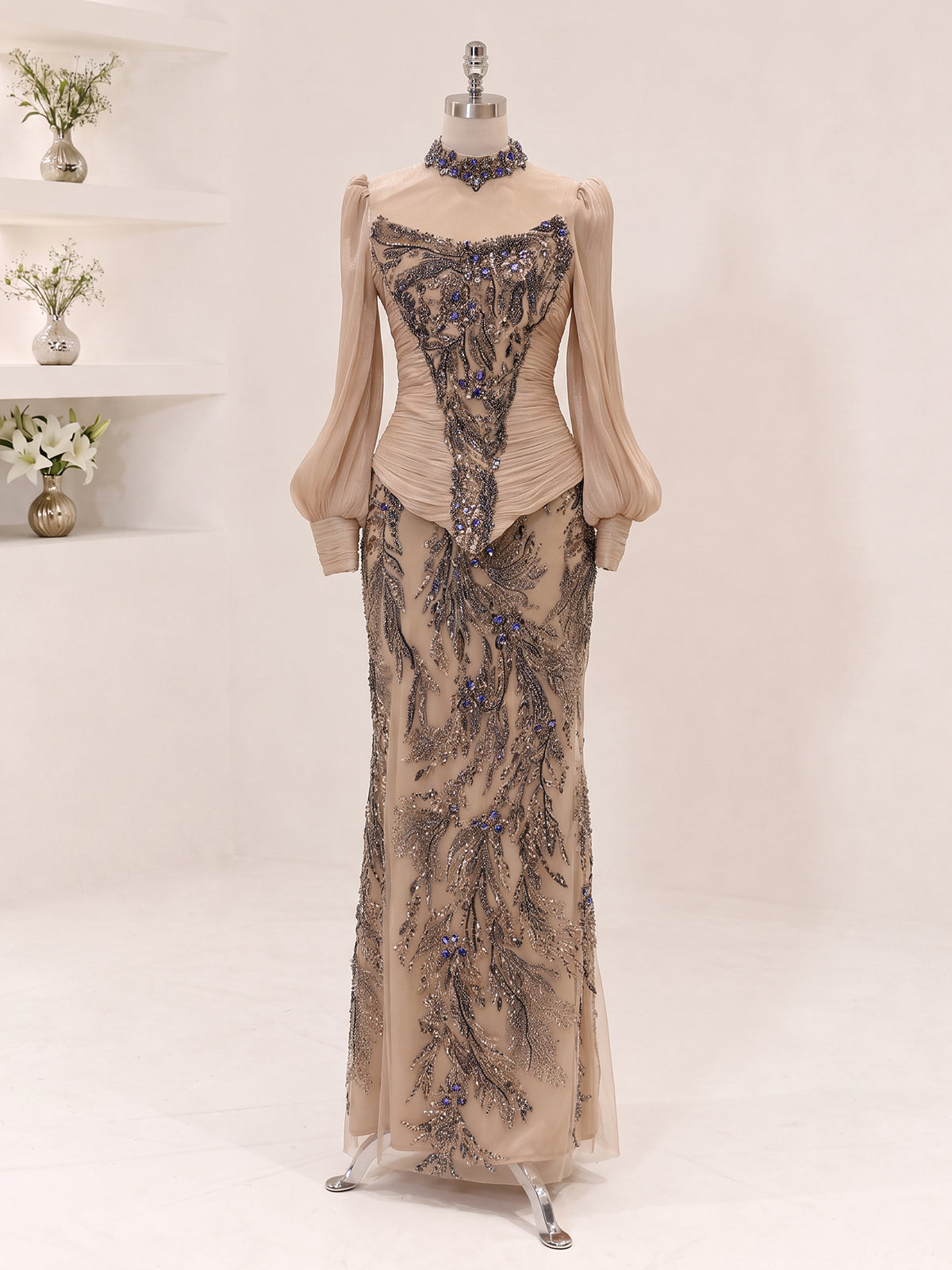 Korseli Taşlı Lorena Abiye - RZLRN2009