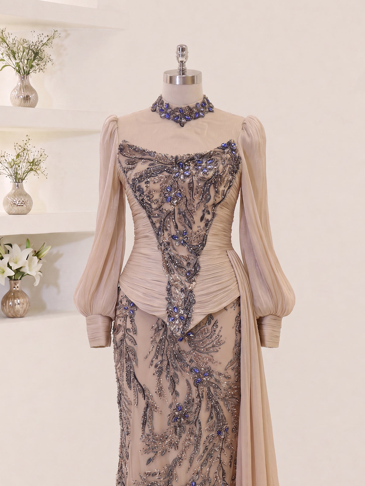 Korseli Taşlı Lorena Abiye - RZLRN2009