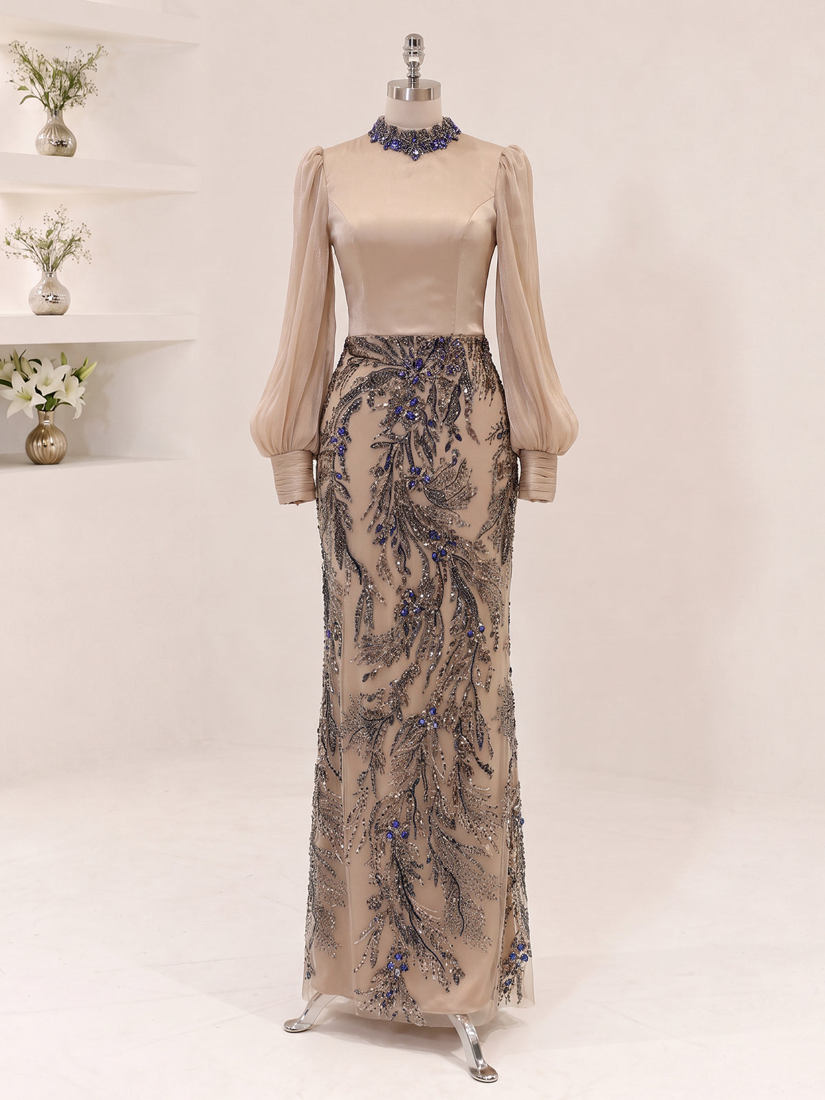 Korseli Taşlı Lorena Abiye - RZLRN2009