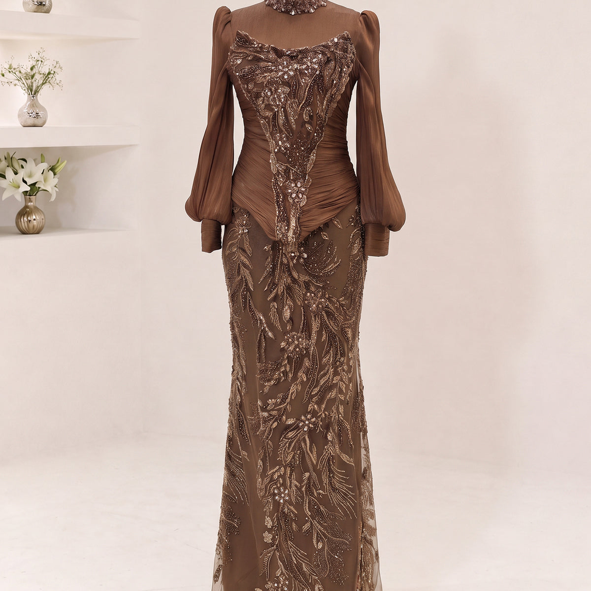 Korseli Taşlı Lorena Abiye - RZLRN2009