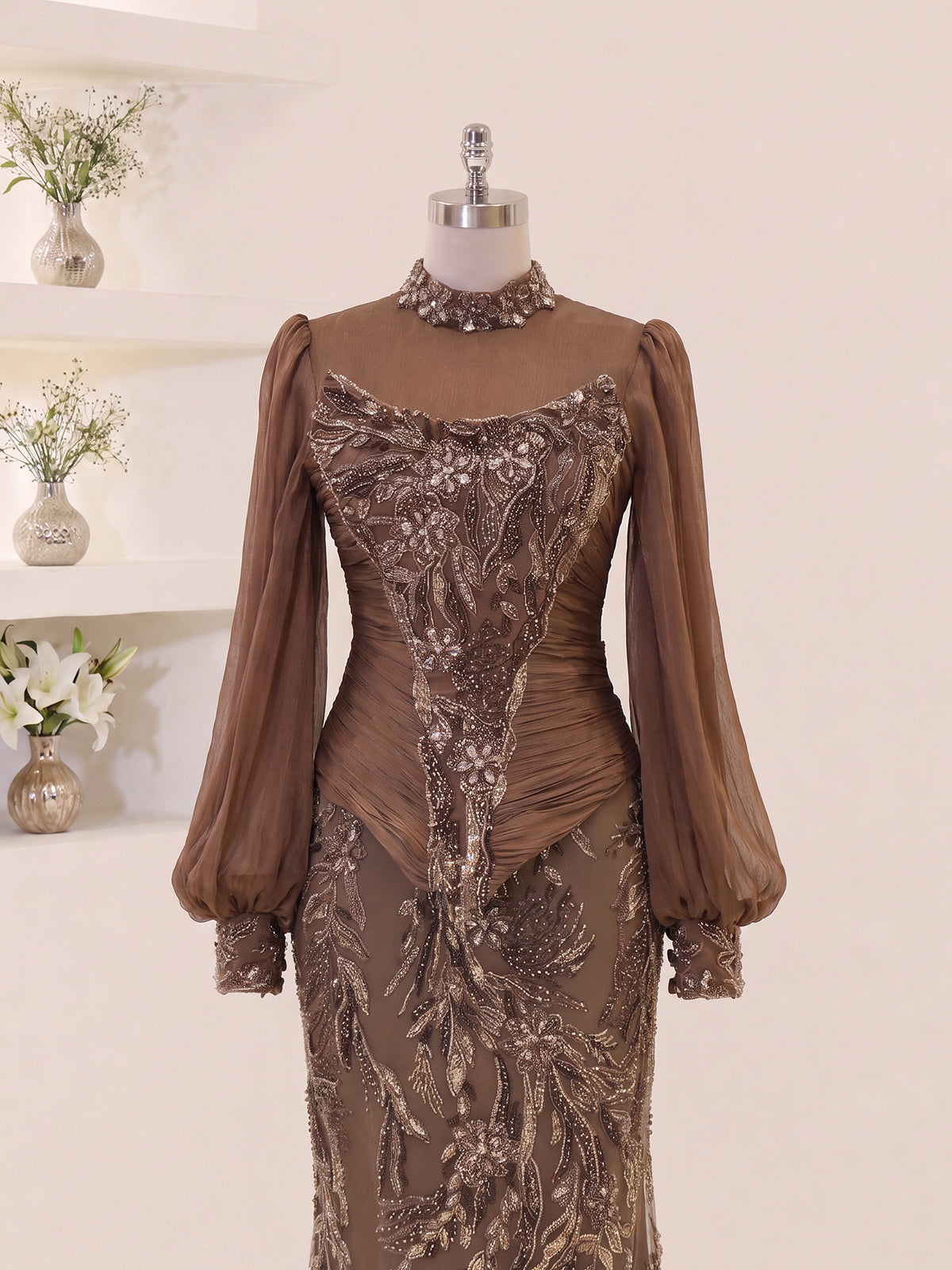 Korseli Taşlı Lorena Abiye - RZLRN2009