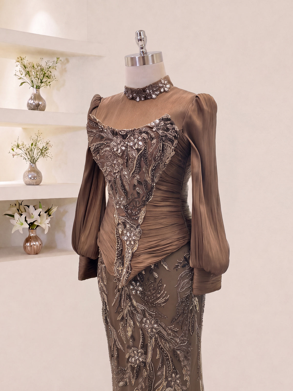Korseli Taşlı Lorena Abiye - RZLRN2009