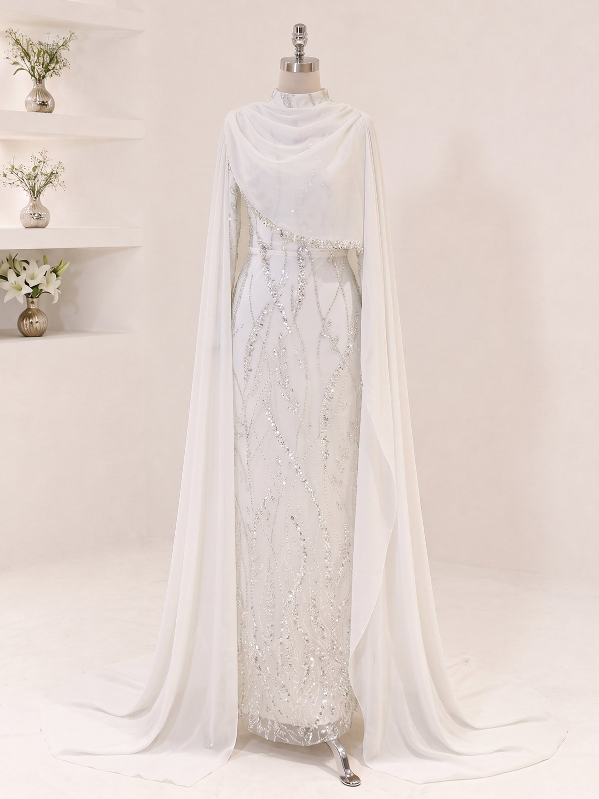 Robe de Soirée en Chiffon Elvina - RZELV2109