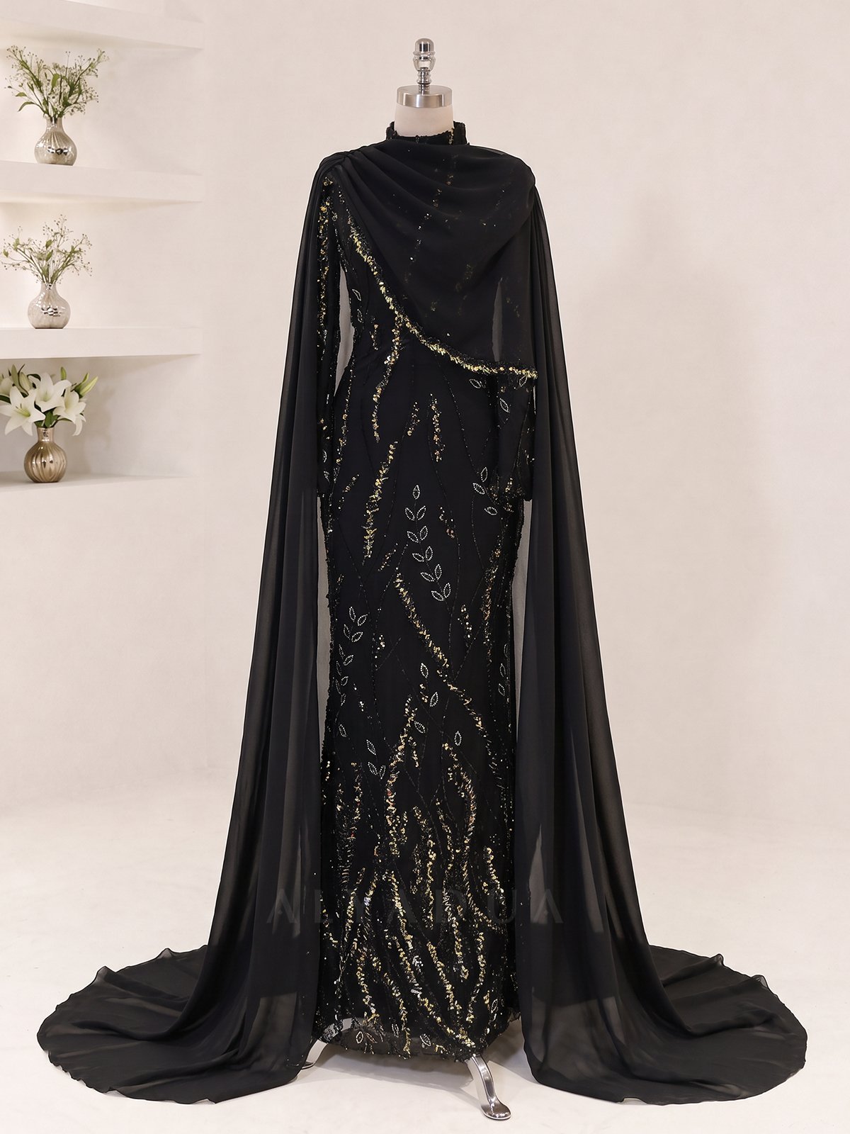 Robe de Soirée en Chiffon Elvina - RZELV2109