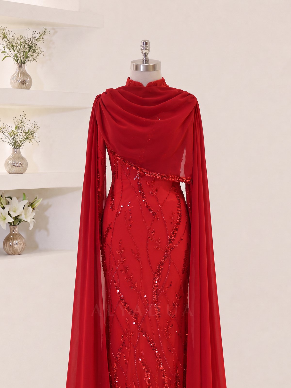 Robe de Soirée en Chiffon Elvina - RZELV2109