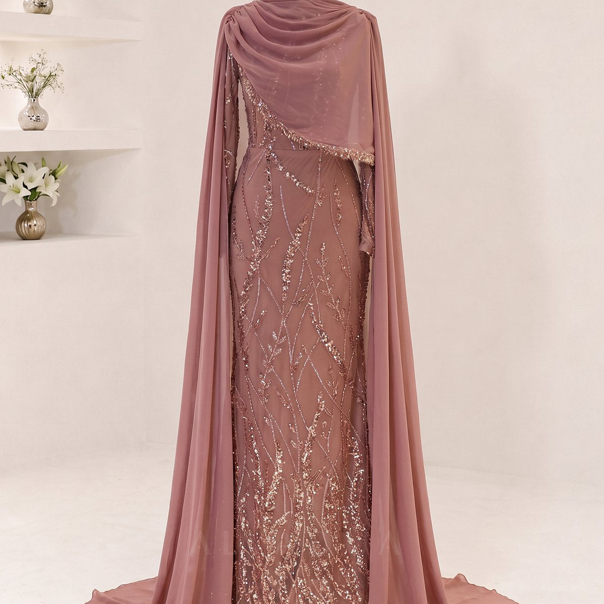 Robe de Soirée en Chiffon Elvina - RZELV2109