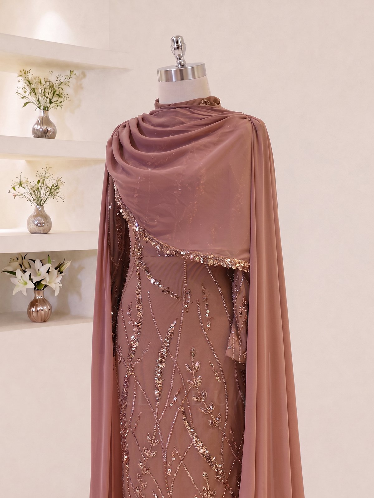 Robe de Soirée en Chiffon Elvina - RZELV2109