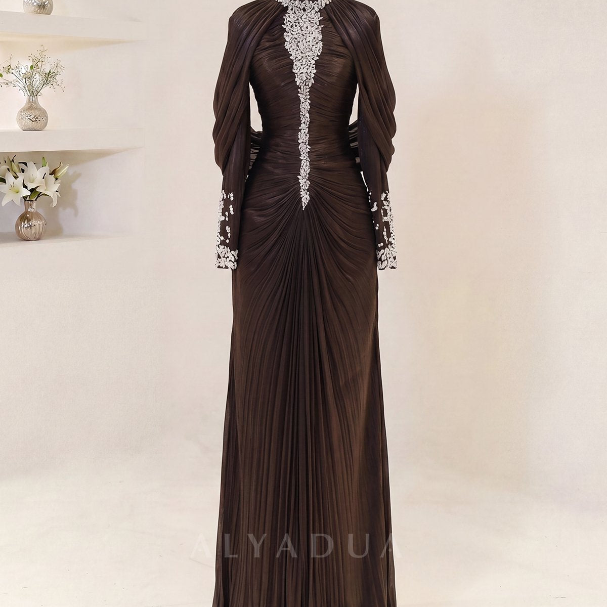Lunessa Draped Detail Evening Dress