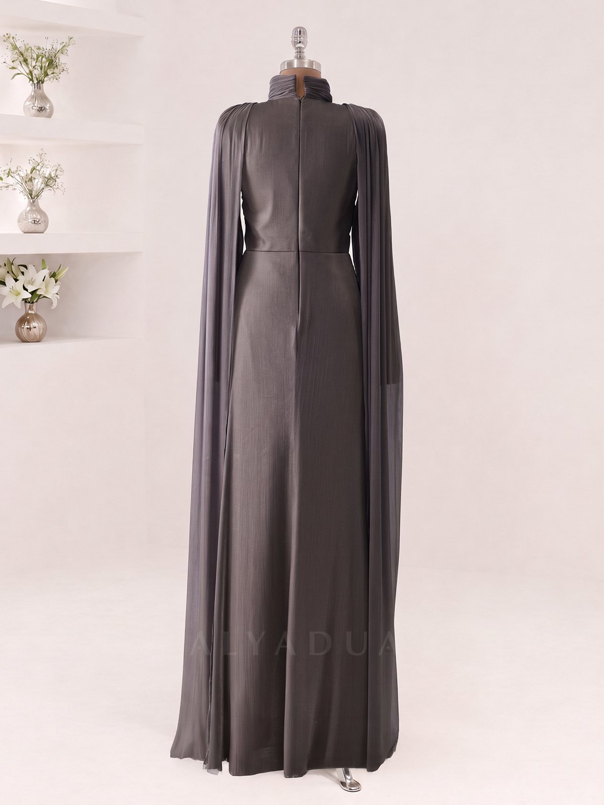 Draped Detail Lavera Evening Dress