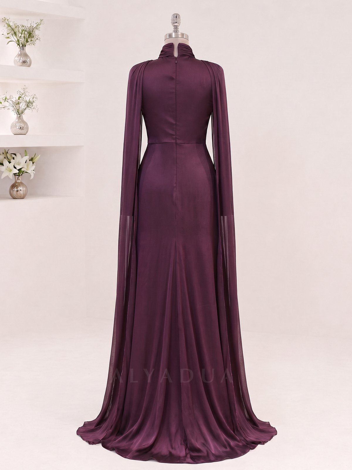 Draped Detail Lavera Evening Dress
