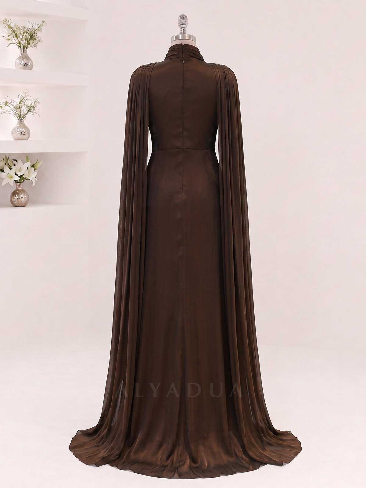 Draped Detail Lavera Evening Dress