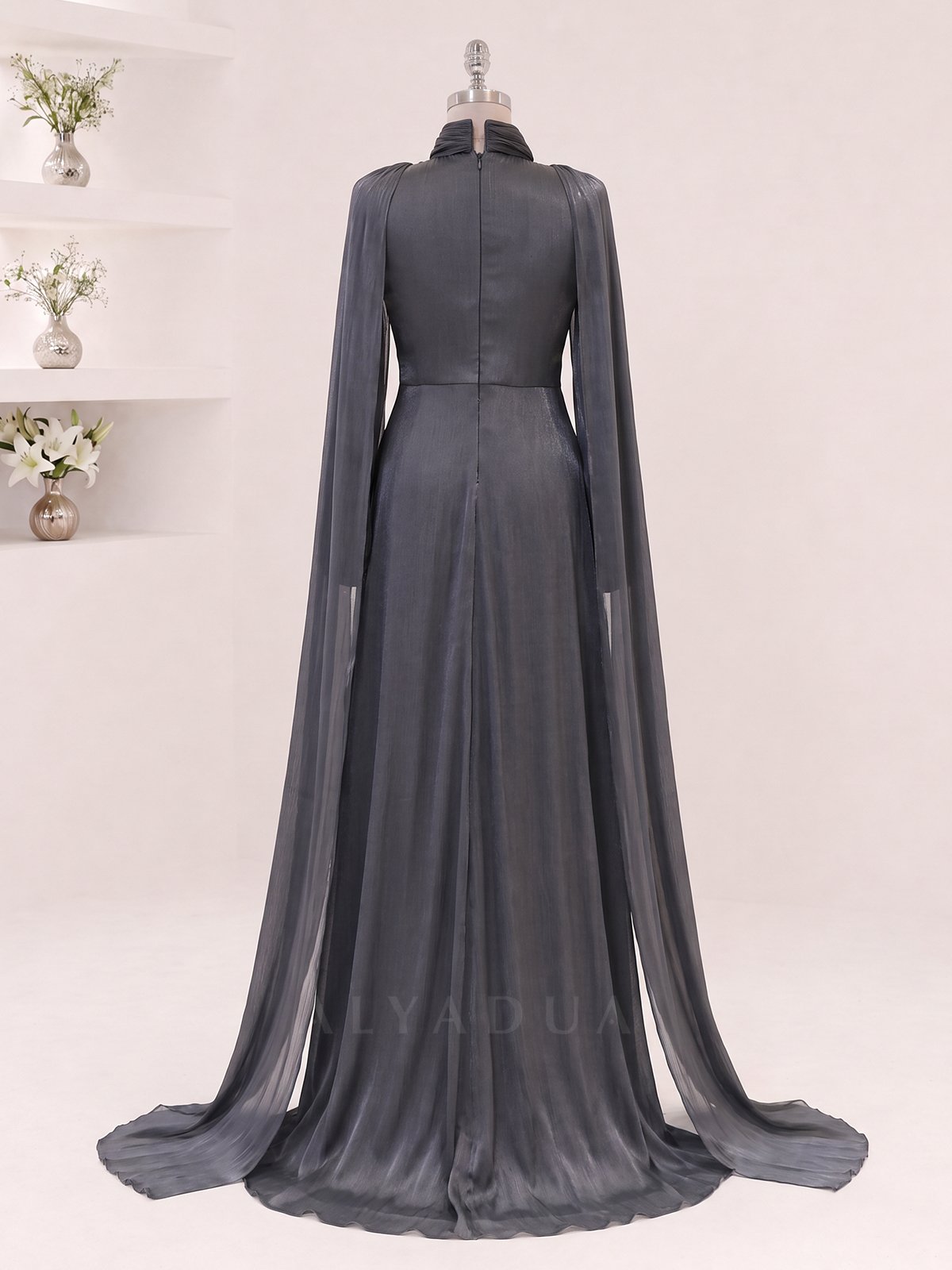 Draped Detail Lavera Evening Dress