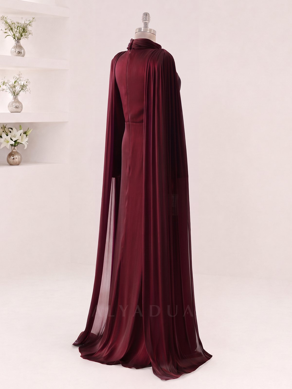 Draped Detail Lavera Evening Dress
