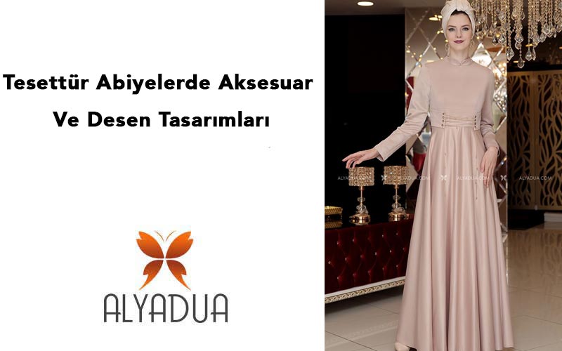 Tesettür Abiyelerde Aksesuar Ve Desen Tasarımları